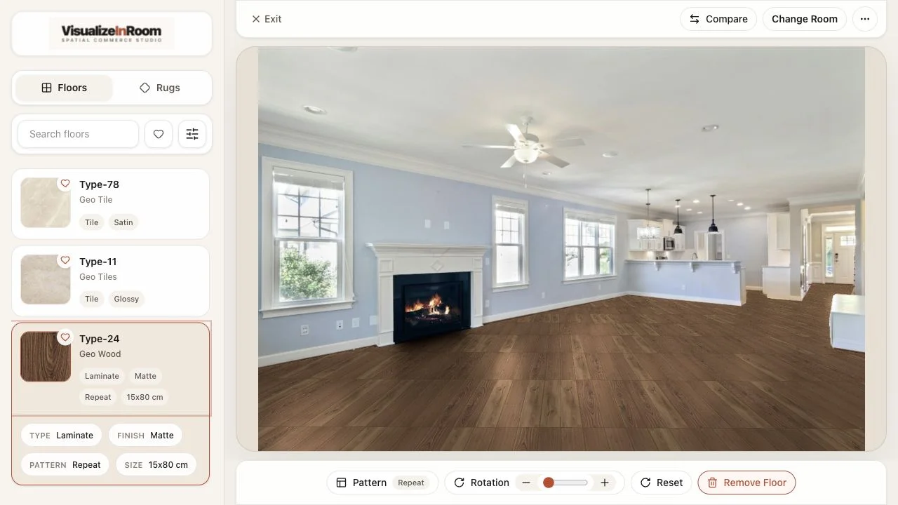 Floor visualizer